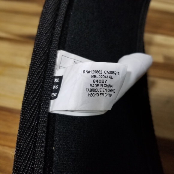 Nike Structured Training Lifting Belt 2.0 Weight Lifting Black Size Extra Large - Picture 7 of 9